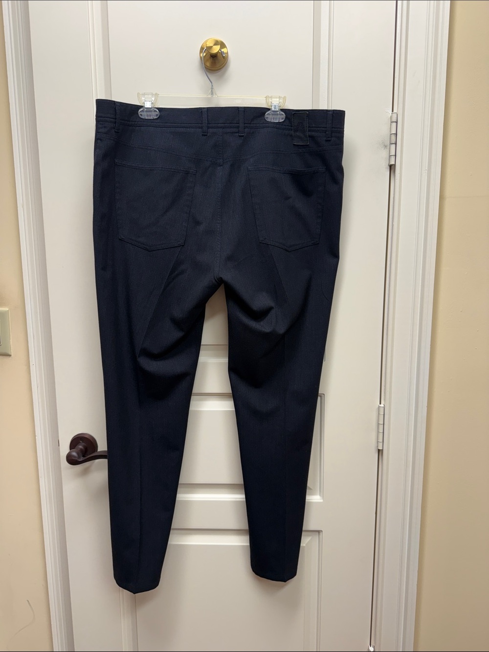 Alberto Tailored Men's Black Dress Pants